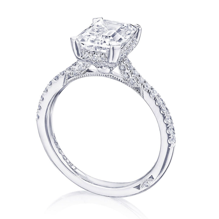 Emerald Solitaire Engagement Ring