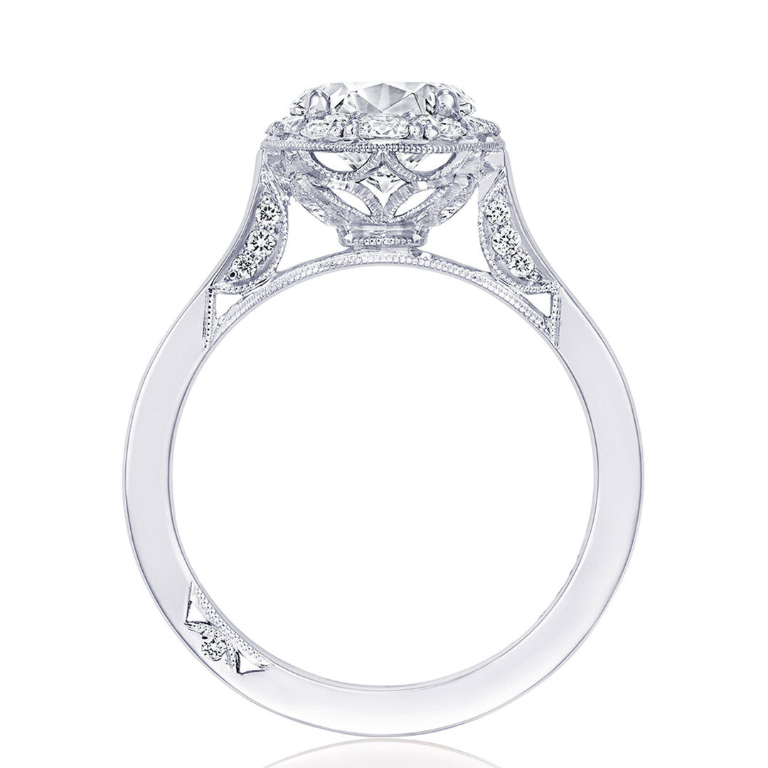 Round Bloom Engagement Ring
