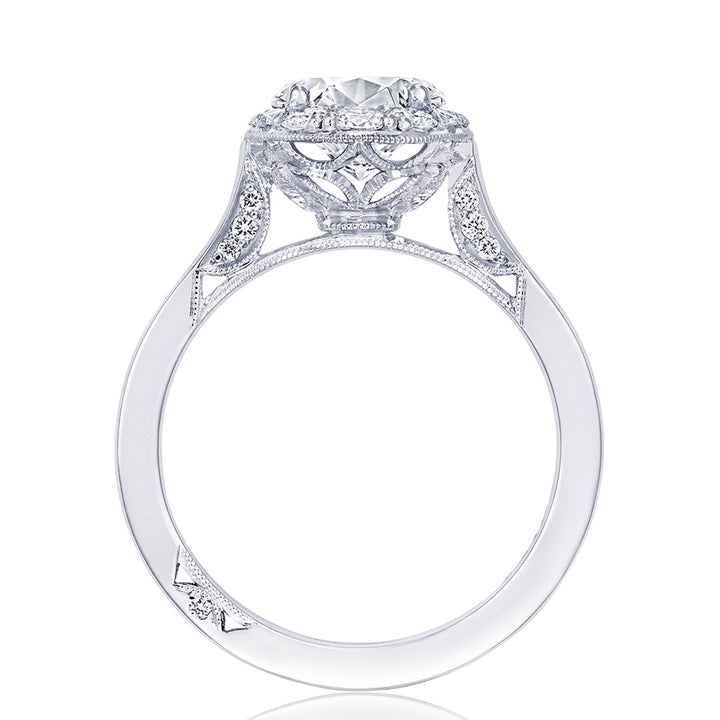 Round Bloom Engagement Ring