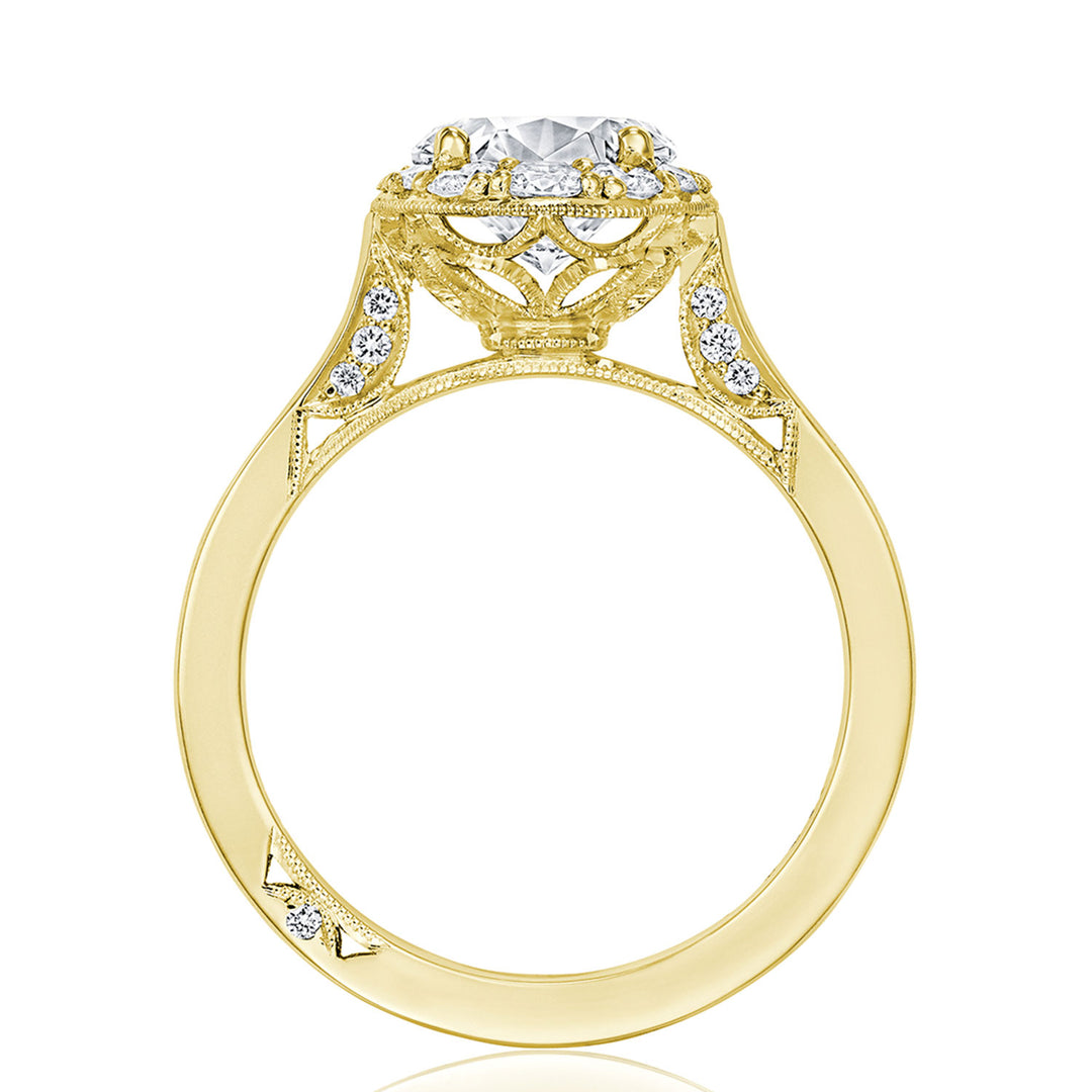 Round Bloom Engagement Ring