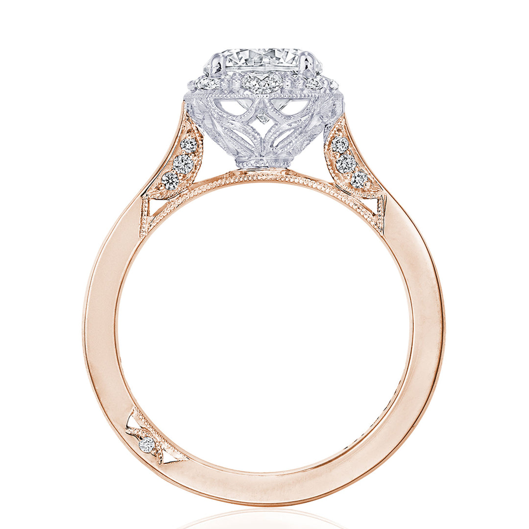 Round Bloom Engagement Ring