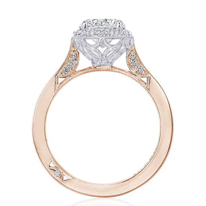 Round Bloom Engagement Ring