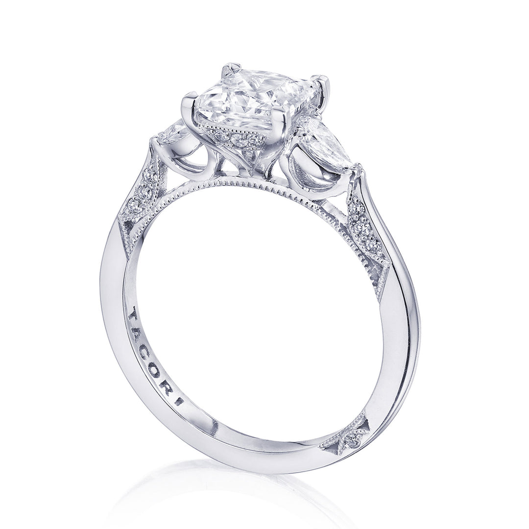 Princess 3-Stone Engagement Ring