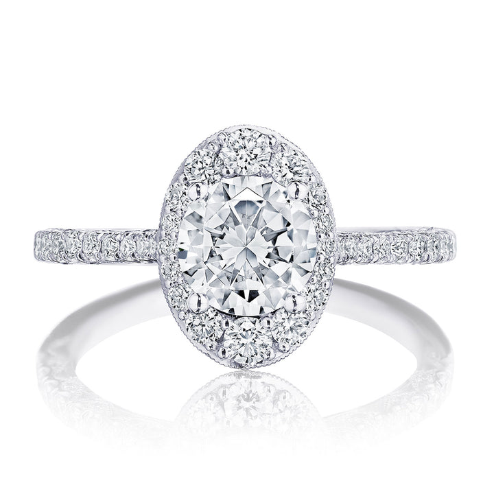 Round Bloom Engagement Ring