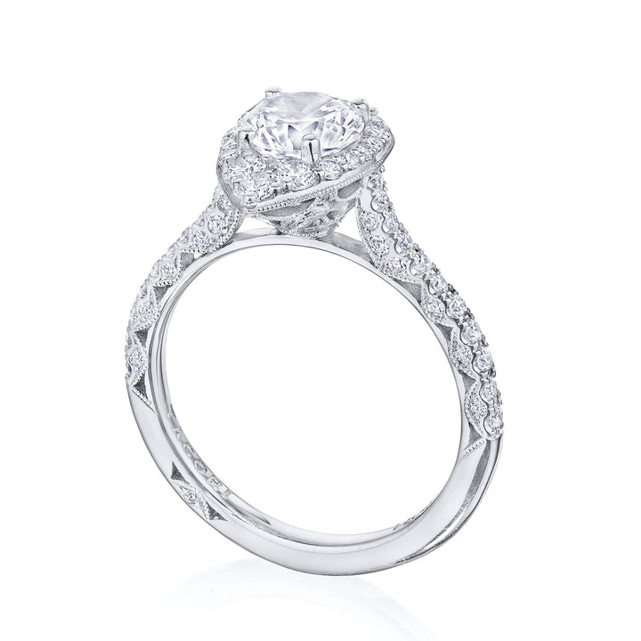 Round Bloom Engagement Ring