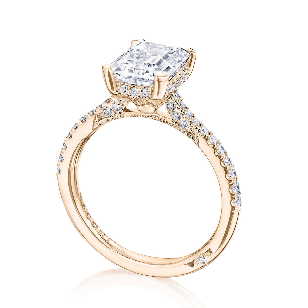 Emerald Solitaire Engagement Ring