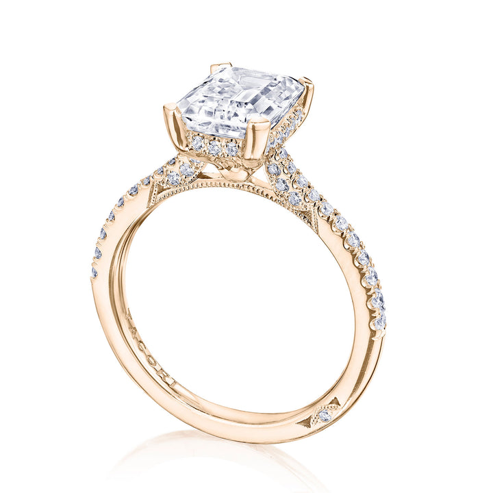 Emerald Solitaire Engagement Ring