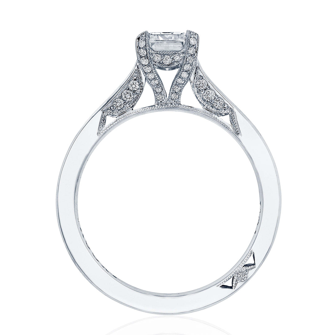 Emerald Solitaire Engagement Ring