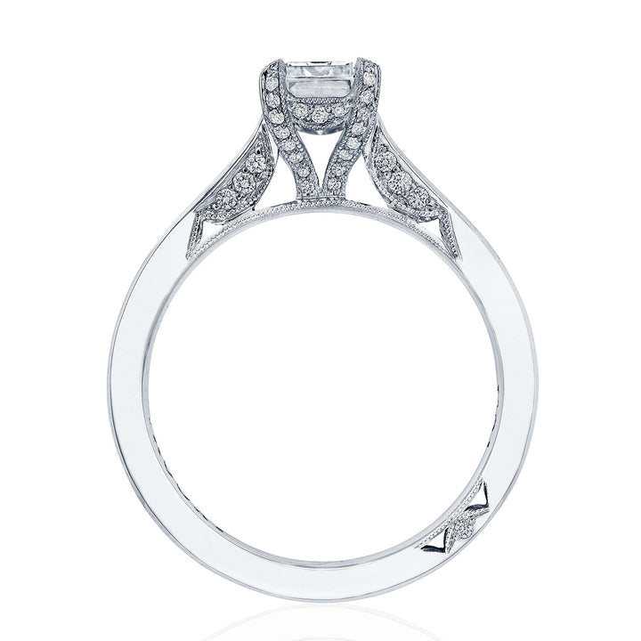Emerald Solitaire Engagement Ring