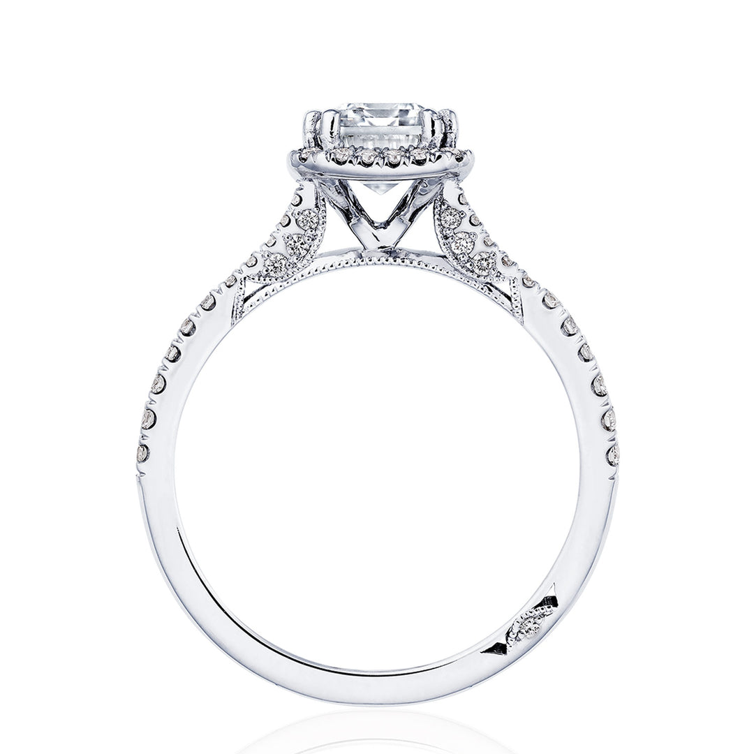 Emerald Bloom Engagement Ring