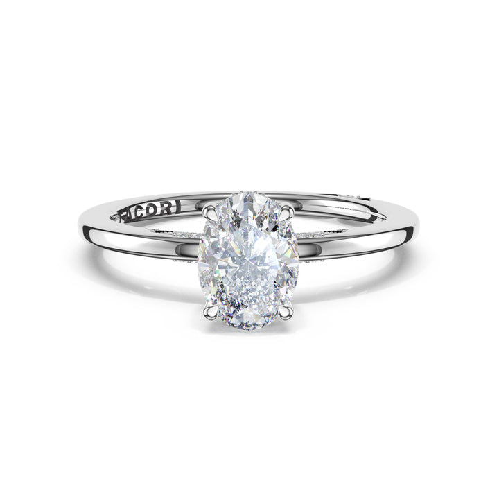 Oval Solitaire Engagement Ring