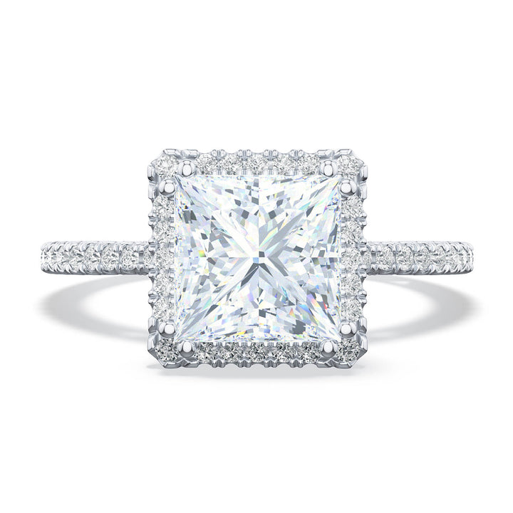 Princess Bloom Engagement Ring