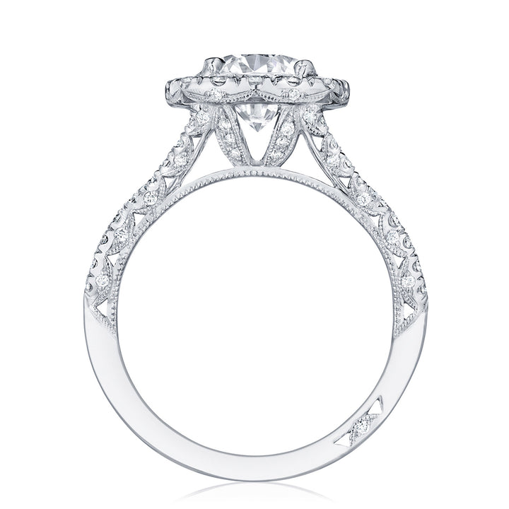 Round Bloom Engagement Ring