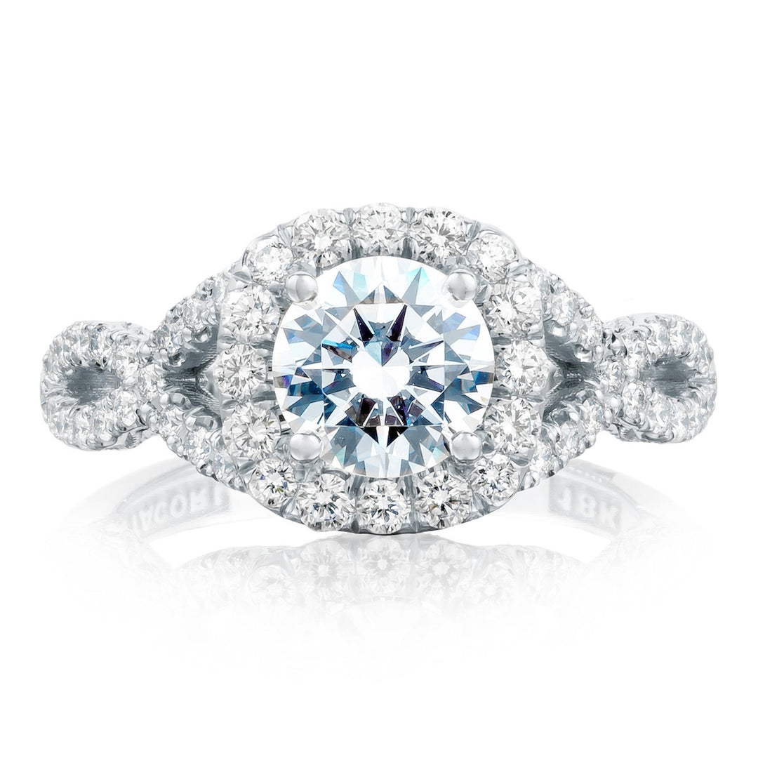 Round Bloom Engagement Ring