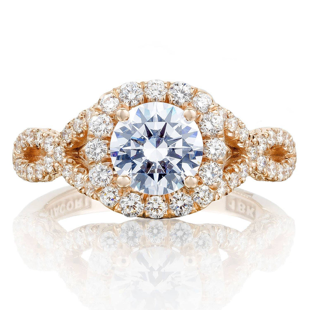 Round Bloom Engagement Ring