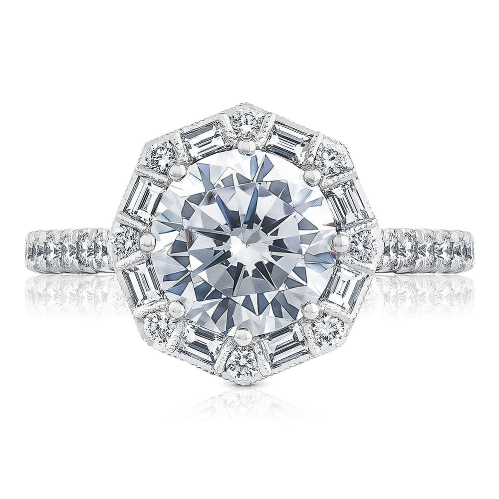 Round Bloom Engagement Ring