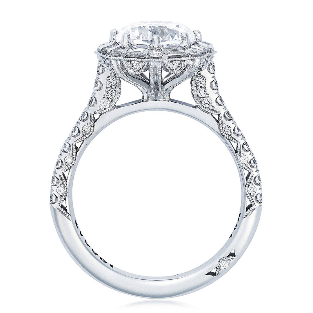 Round Bloom Engagement Ring