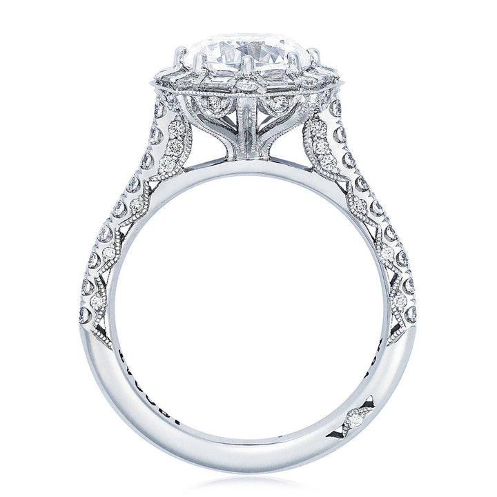 Round Bloom Engagement Ring