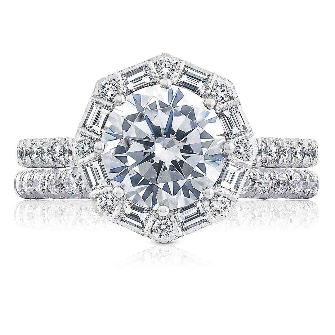 Round Bloom Engagement Ring