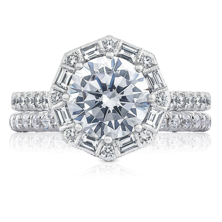 Round Bloom Engagement Ring