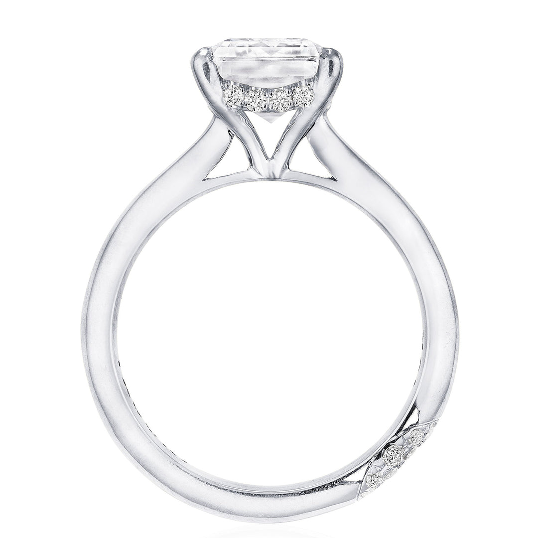 Emerald Solitaire Engagement Ring