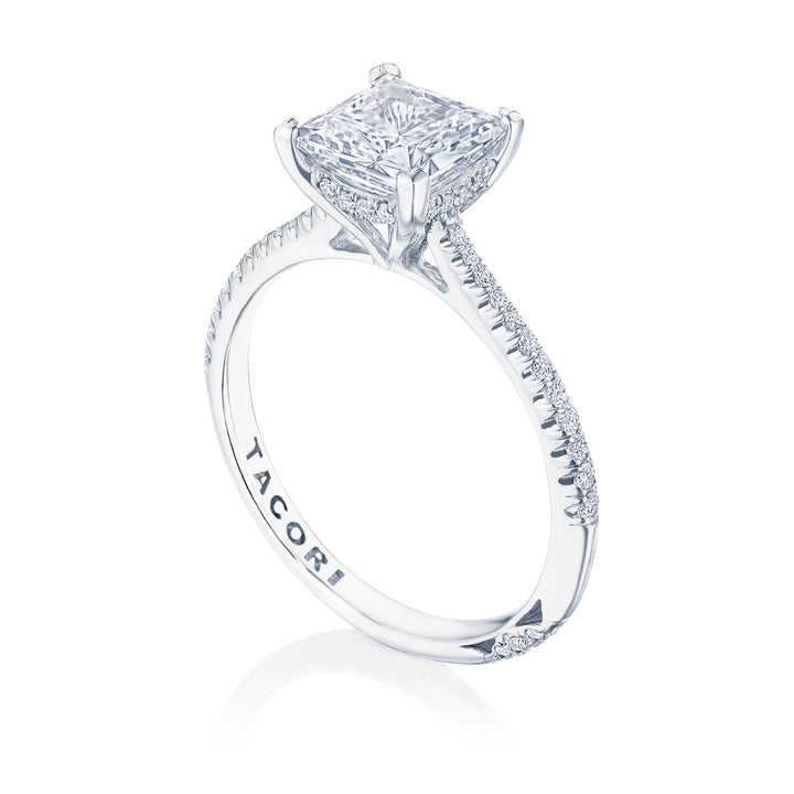 Princess Solitaire Engagement Ring