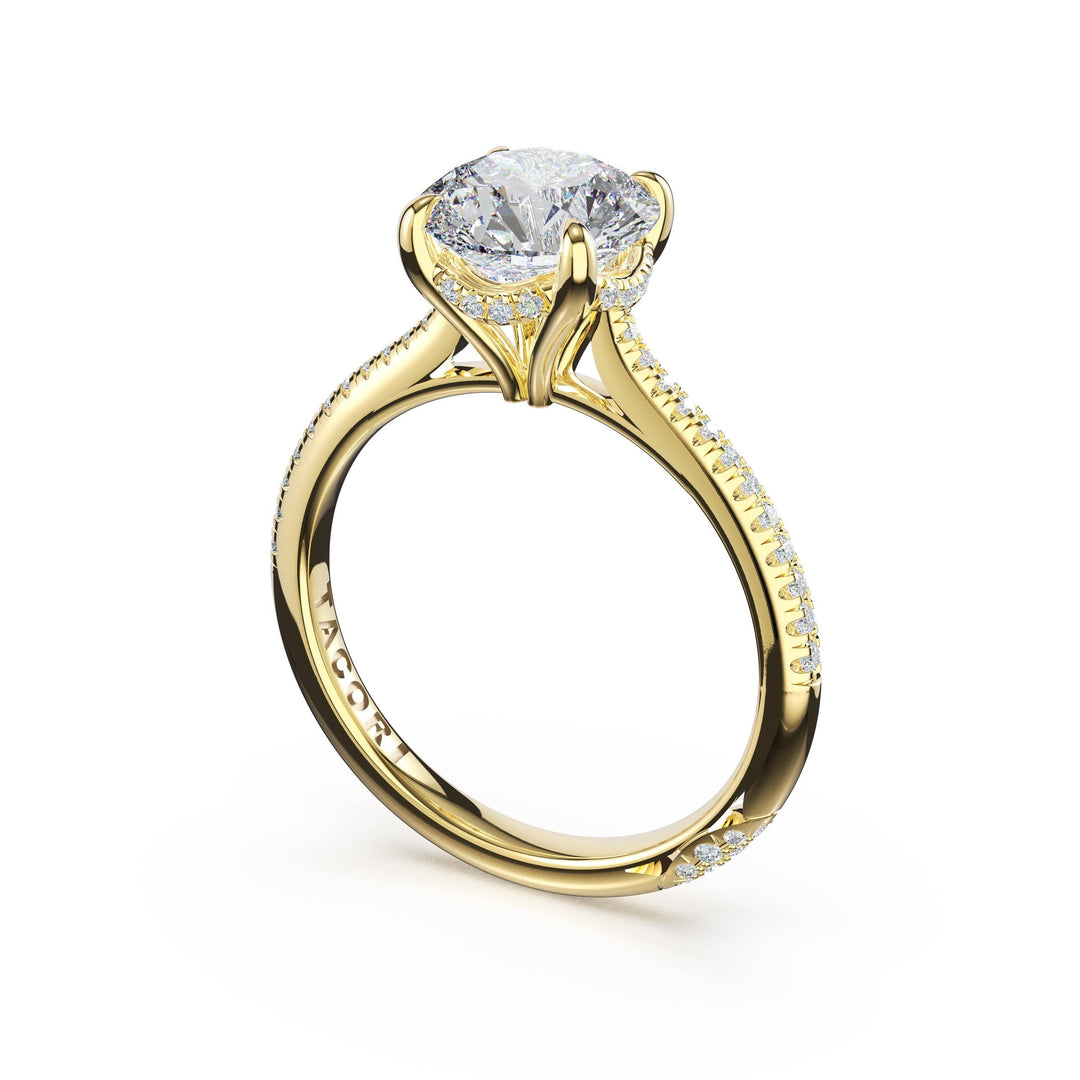 Round Solitaire Engagement Ring