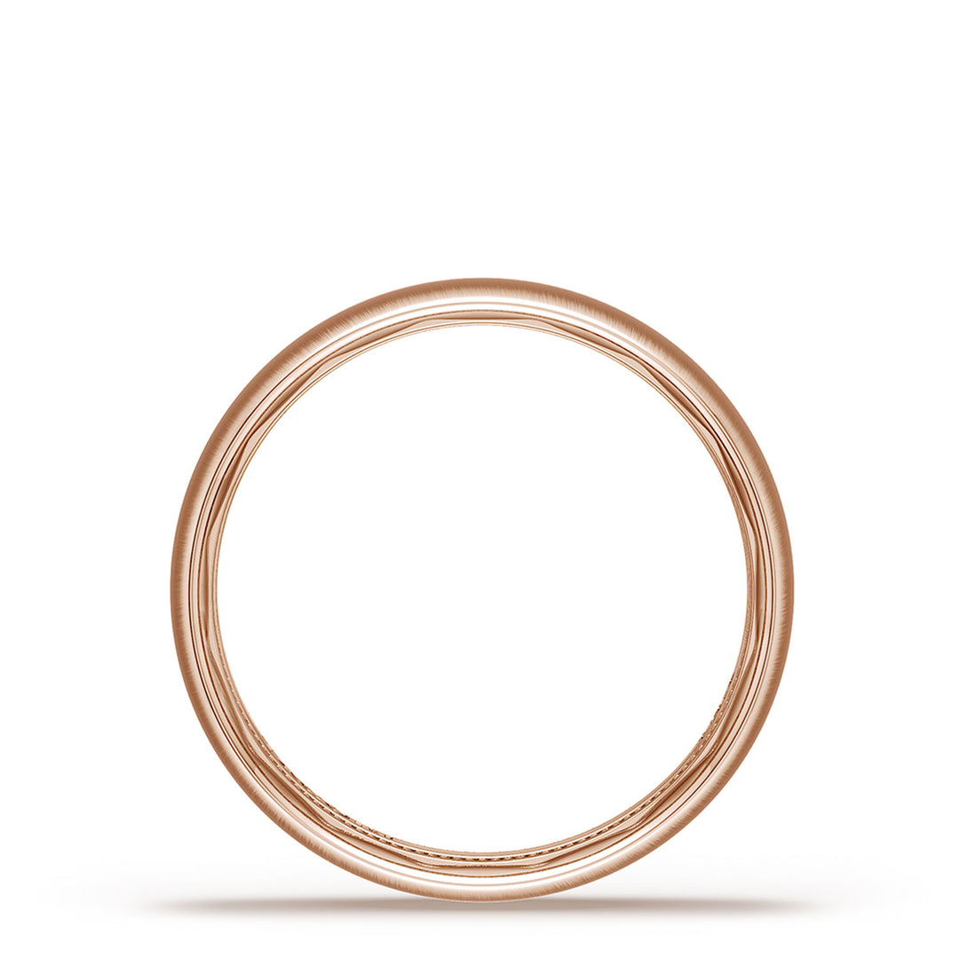 Classic Rounded in Satin Finish Wedding Band