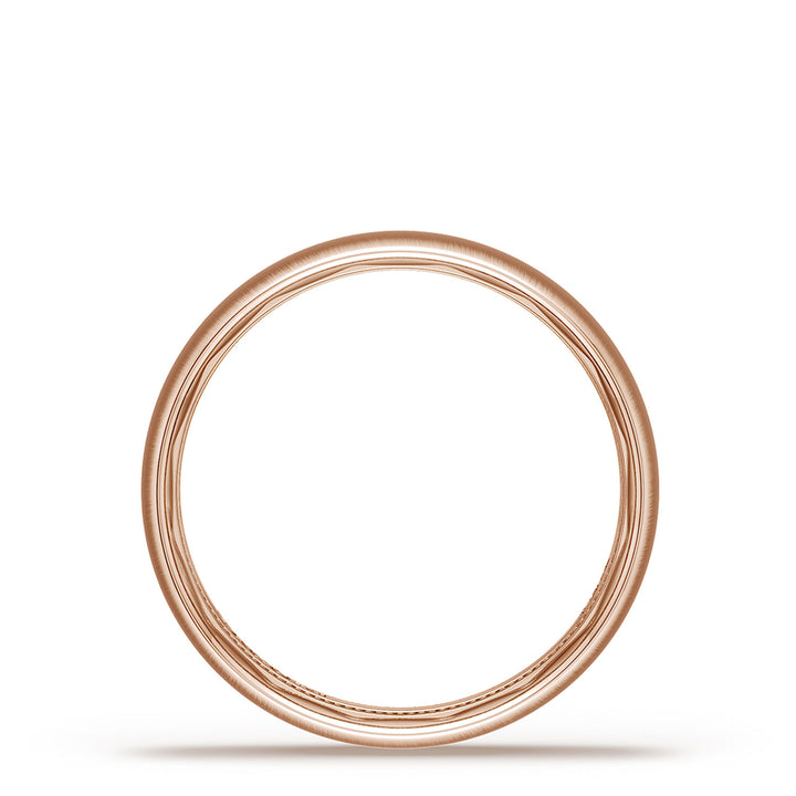 Classic Rounded in Satin Finish Wedding Band