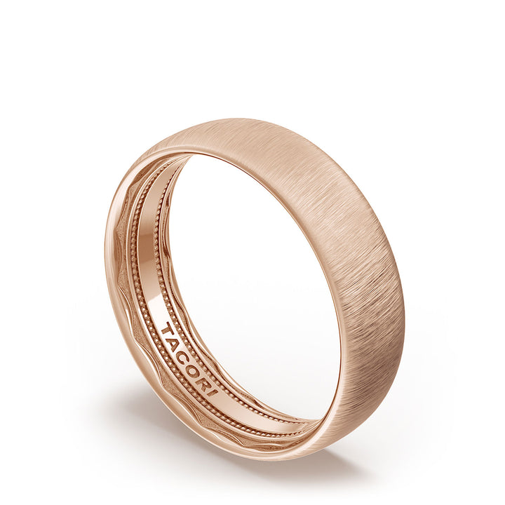 Classic Rounded in Satin Finish Wedding Band