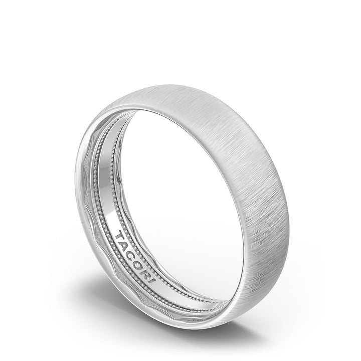Classic Rounded in Satin Finish Wedding Band