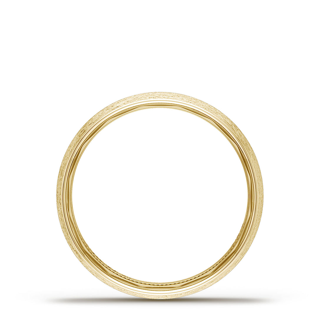 Classic Rounded in Brushed Finish Wedding Band