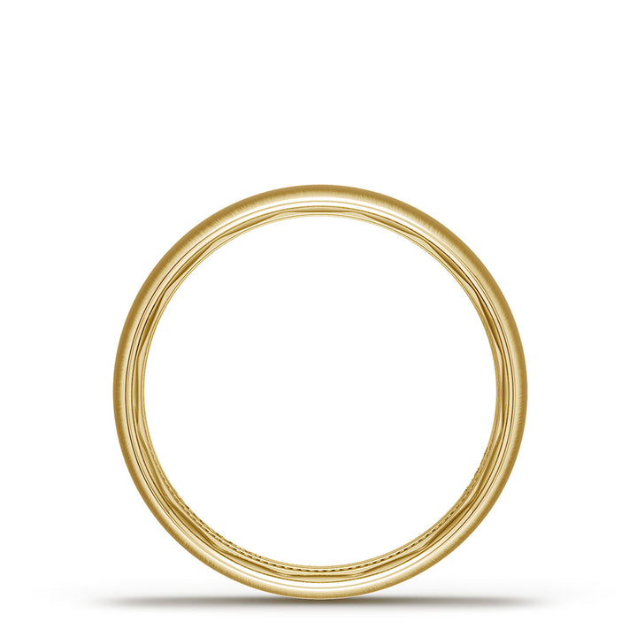 Classic Rounded in Satin Finish Wedding Band