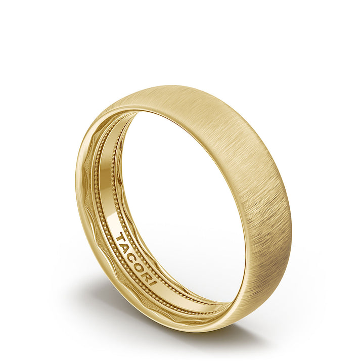 Classic Rounded in Satin Finish Wedding Band