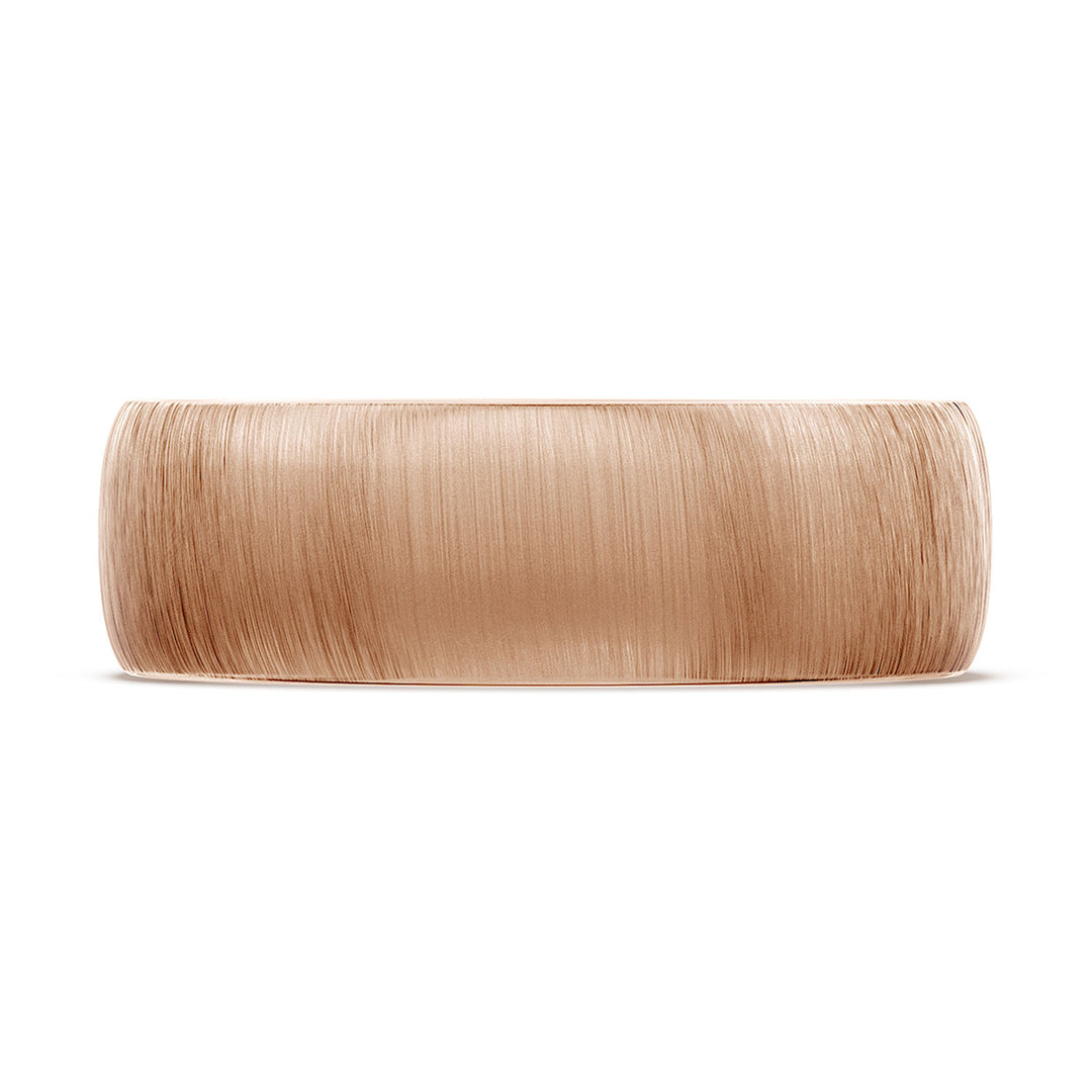 Classic Rounded in Satin Finish Wedding Band
