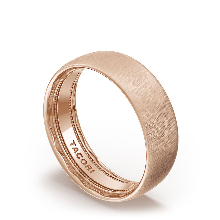 Classic Rounded in Satin Finish Wedding Band