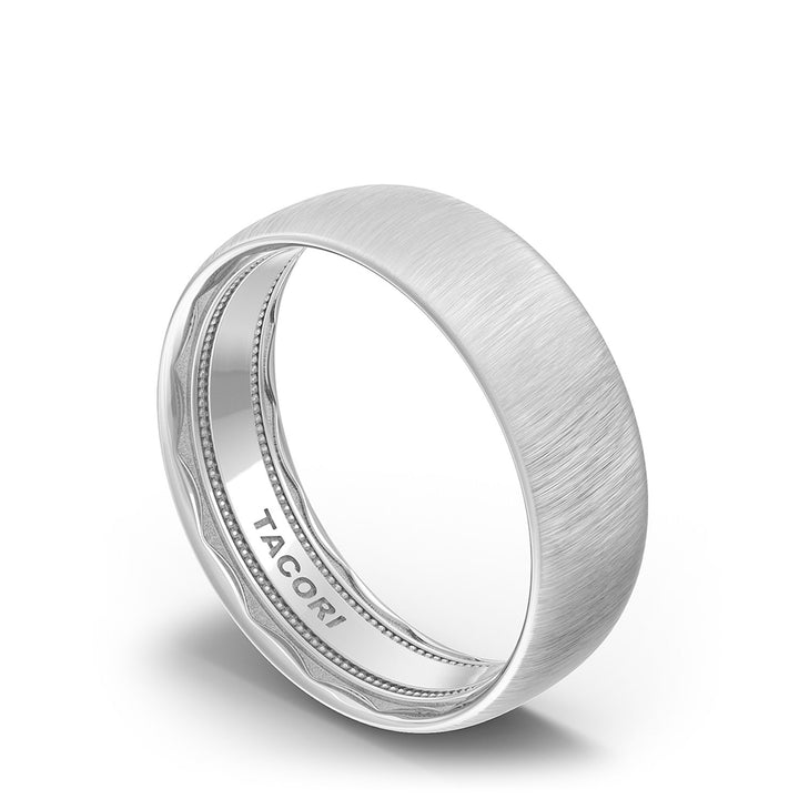 Classic Rounded in Satin Finish Wedding Band