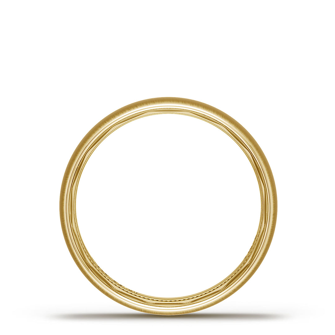 Classic Rounded in Satin Finish Wedding Band