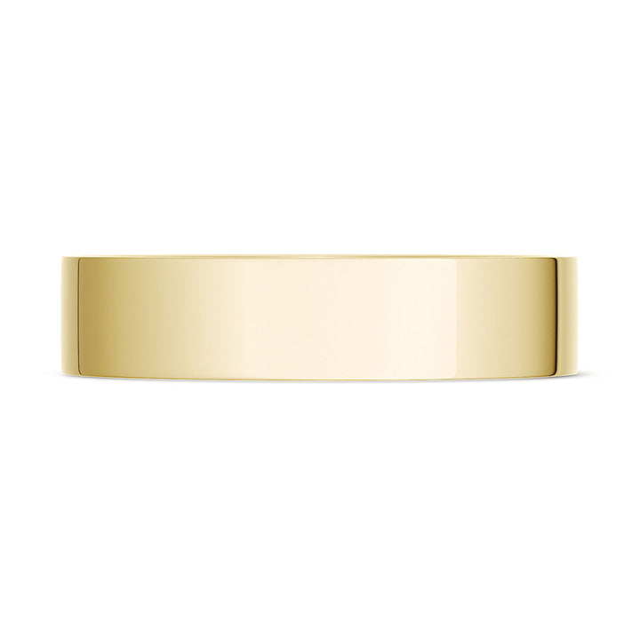 Classic Flat in High Polish Finish Wedding Band