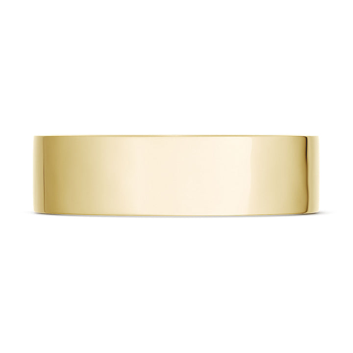 Classic Flat in High Polish Finish Wedding Band