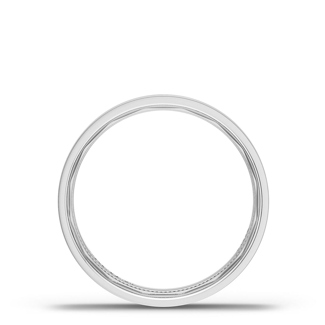 Classic Flat in High Polish Finish Wedding Band