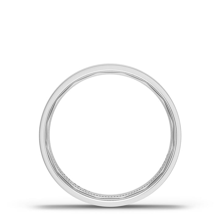 Classic Flat in High Polish Finish Wedding Band