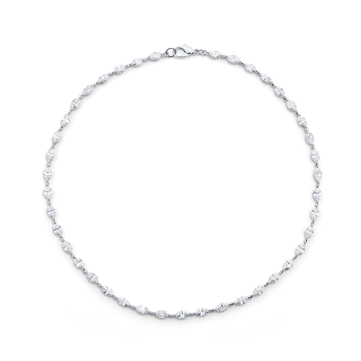 Platinum Marquise Diamond Necklace