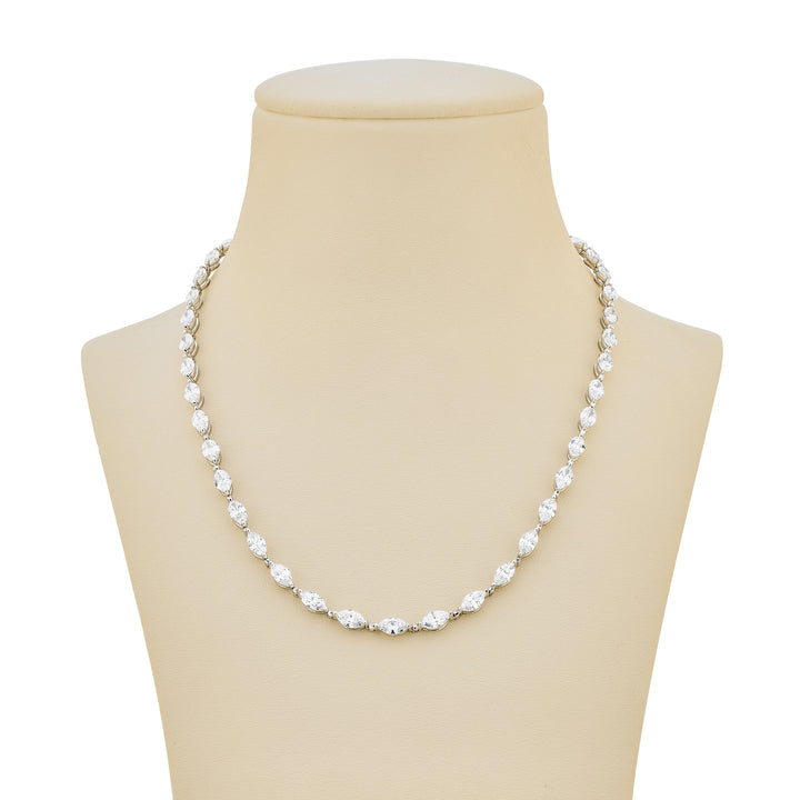 Platinum Marquise Diamond Necklace