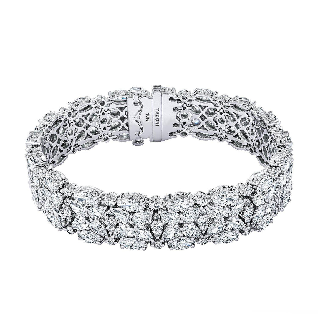 Diamond Mosaic Bracelet, Pear & Marquise