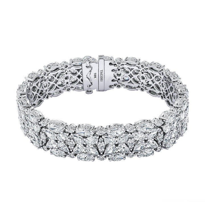 Diamond Mosaic Bracelet, Pear & Marquise