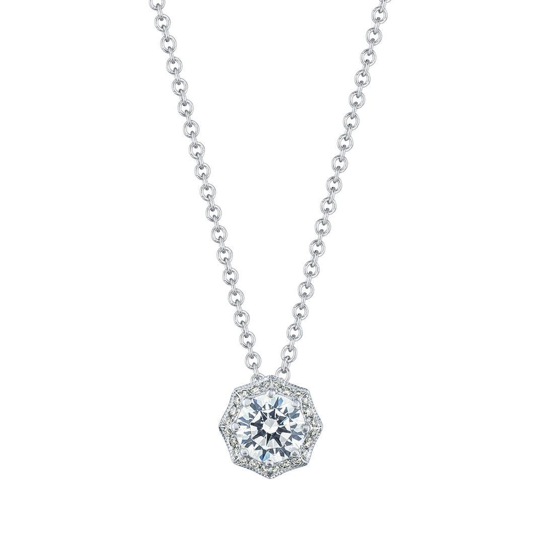 Art Deco Bloom Diamond Necklace