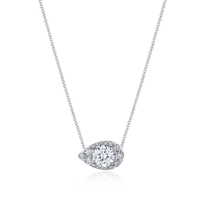 17"" Pear Bloom Diamond Necklace