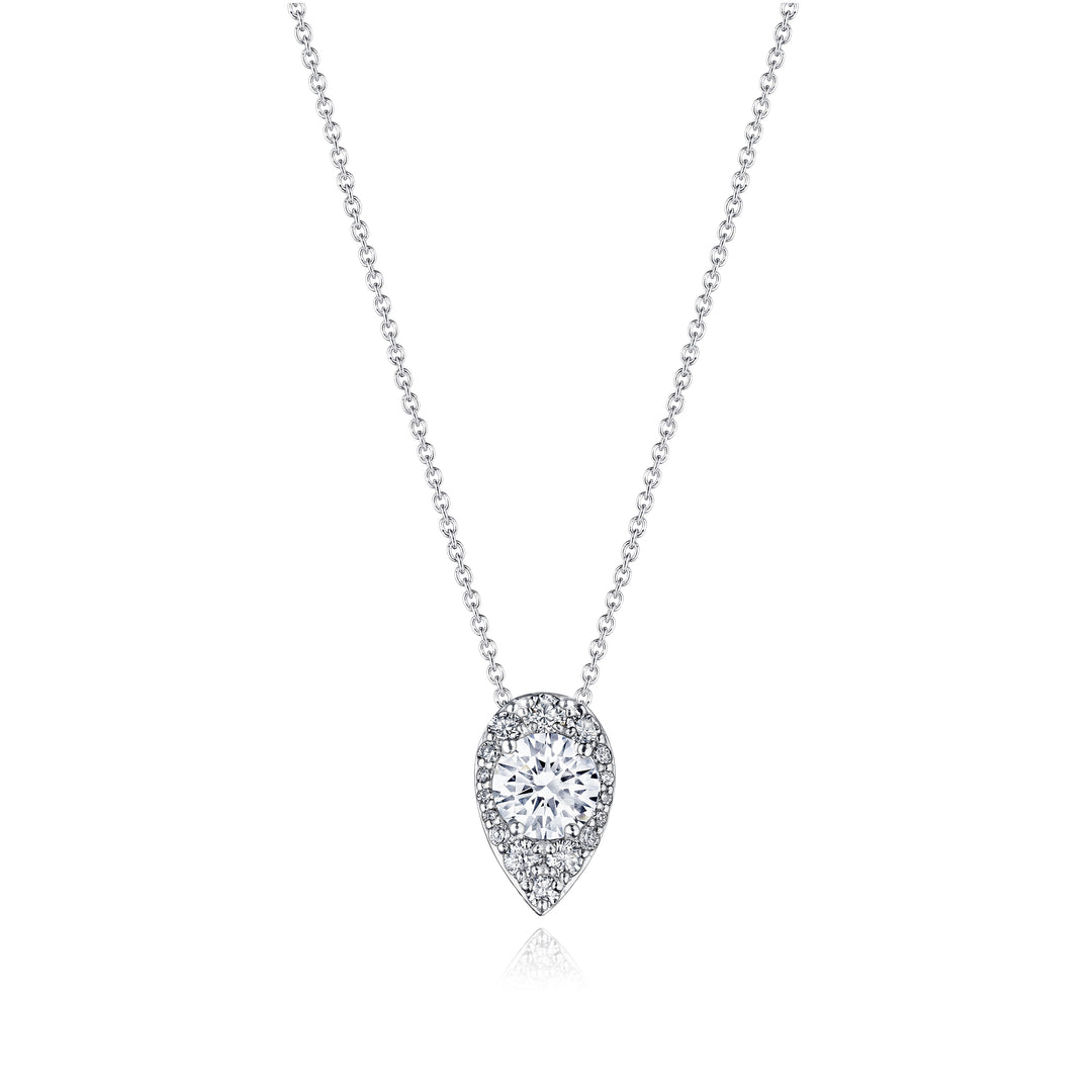 17"" Pear Bloom Diamond Necklace