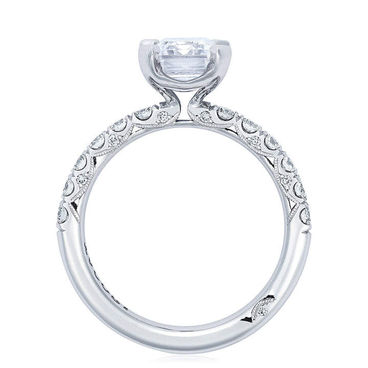 Emerald Solitaire Engagement Ring